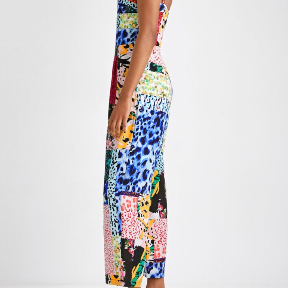 Desigual Printed Patchwork Jumpsuit - Large - NWT… - image 6